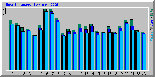 Hourly usage for May 2026